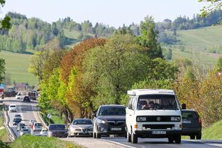 Majówkowy korek na Zakopiance