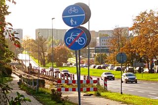 Rozkopany dojazd do sklepu IKEA w Szczecinie