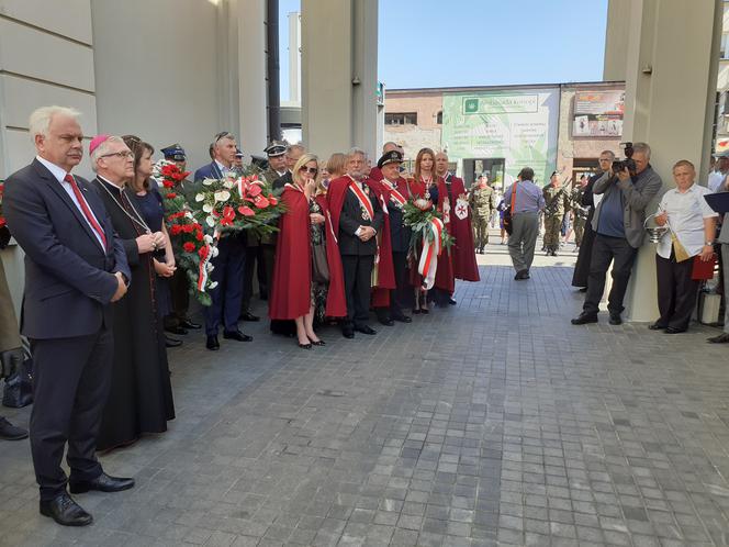 Odsłonięcie tablicy upamiętniającej 100-lecie Cudu nad Wisłą