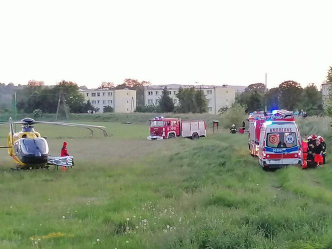 Wypadek w miejscowości Dłużec