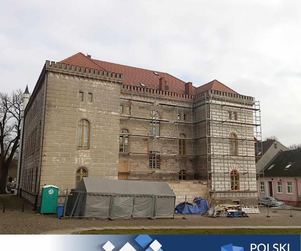Trwa remont ratusza w Ośnie Lubuskim