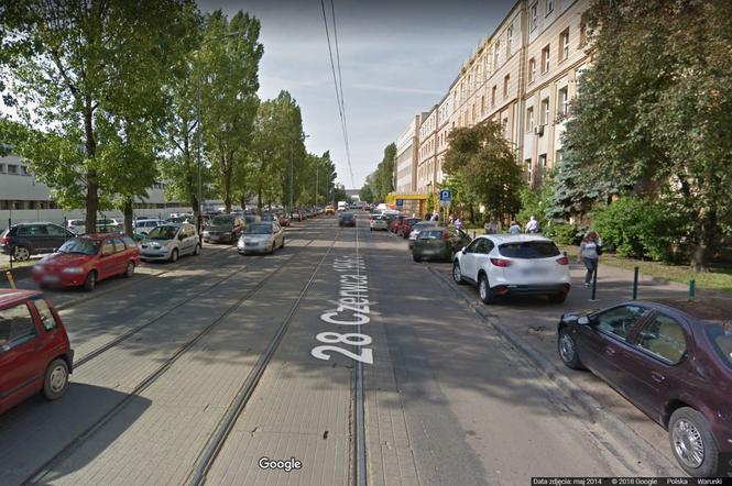 Ulica 28 czerwca 1956 r. w kierunku Dębca