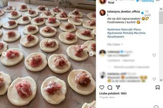 Katarzyna Dowbor przygotowała pierogi