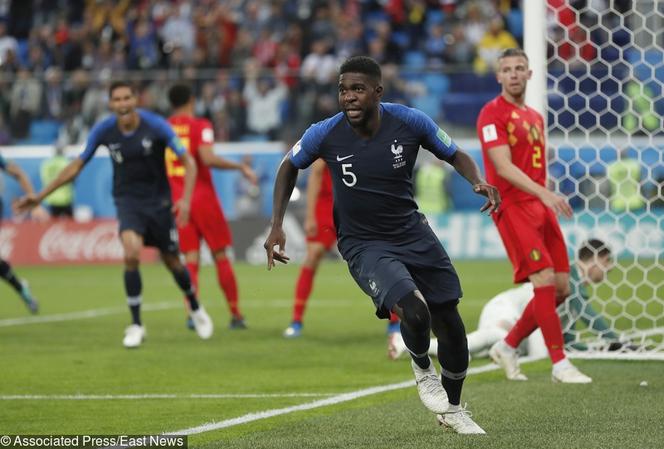 MŚ 2018: Chłopak z Kamerunu rozpalił Francję.  Samuel Umtiti bohaterem 1/2 finału