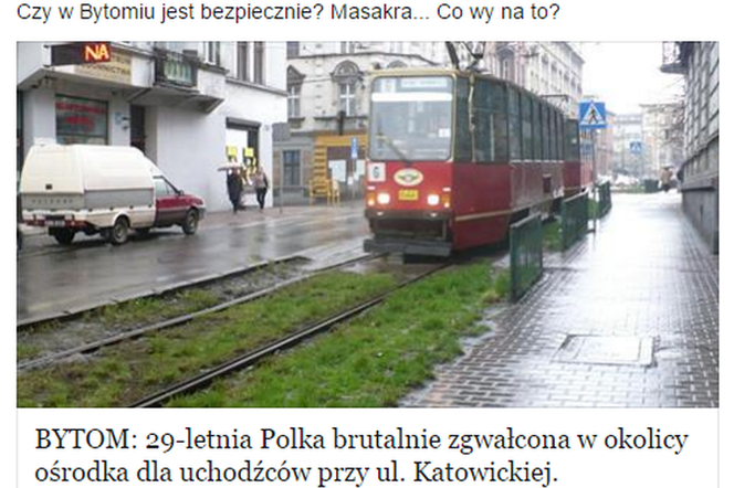Bytom: 29-letnia Polka brutalnie zgwałcona w pobliżu ośrodka dla uchodźców. [UWAGA WIRUS!]