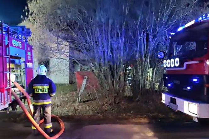 Tragiczny pożar domu w gminie Przystajń. W środku znaleziono zwęglone zwłoki
