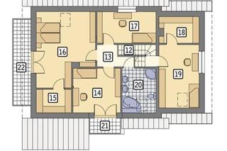 Projekt domu C358 Małe ranczo z katalogu Muratora - wizualizacje, plany, rysunek