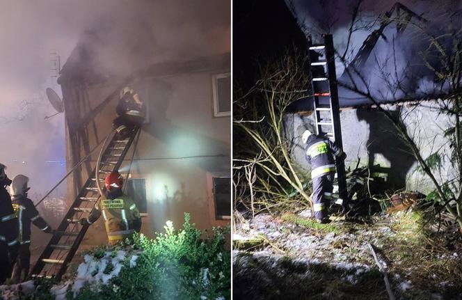 62-latek zginął w płomieniach. Tragiczny pożar domu jednorodzinnego 