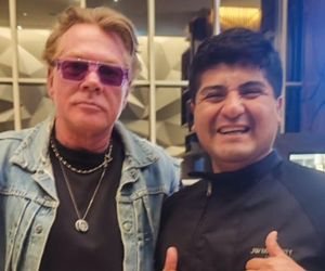 Stracił posadę w hotelu, bo zrobił sobie zdjęcie z Axlem Rose'em. To historia z Peru 