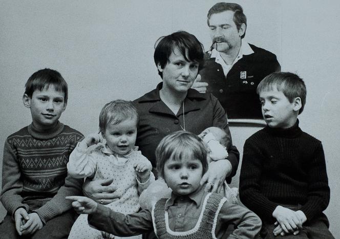 Rodzina Lecha Wałęsy, 1983r.