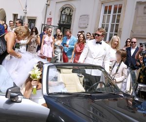 Ślub jak z bajki! Syn Marioli Bojarskiej-Ferenc powiedział tak. Panna młoda nie ukrywała brzuszka