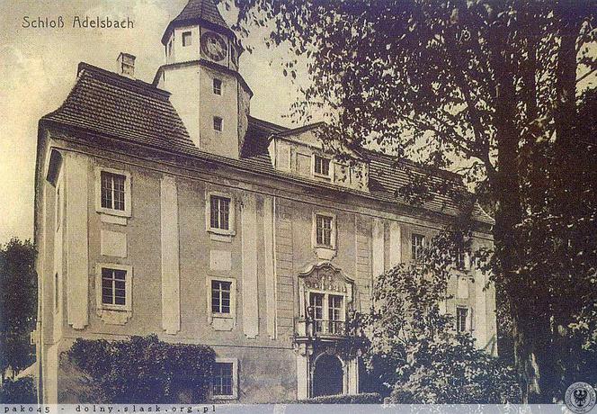 Pałac w Strudze – widok z lat 30. XX w.