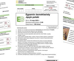 Egzamin ósmoklasisty 2025: odpowiedzi z polskiego do ściągnięcia w PDF wtorek 13 maja