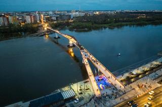 Nowa kładka pieszo-rowerowa w Warszawie - otwarcie