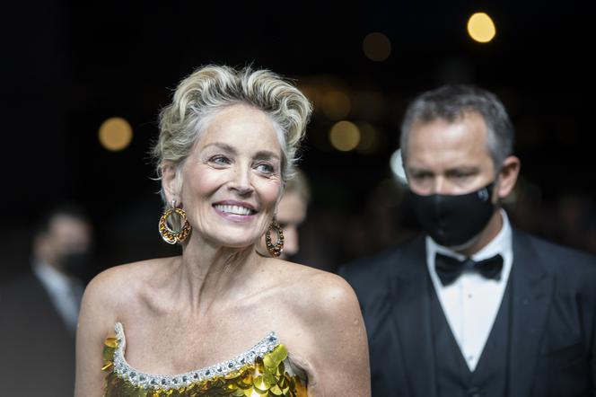 Sharon Stone jesienią 2021 roku, podczas Festiwalu Filmowego w Zurychu