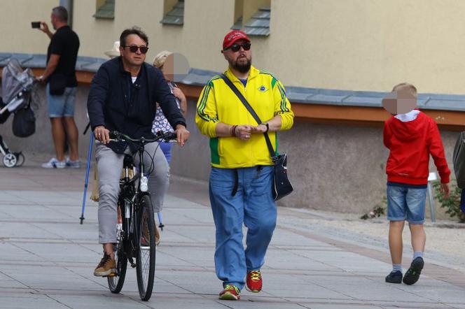 Boczek ściągnął Ryśka z roweru.