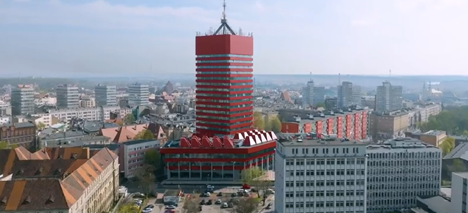 Najwyższy wieżowiec w Poznaniu - Collegium Altum - 103,35 m.