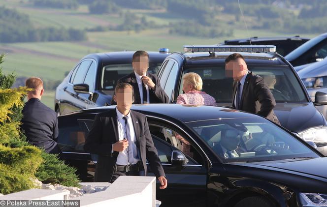Prezydent Andrzej Duda z żoną na weselu w Świętokrzyskiem