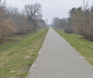 Ścieżka na Białołęce mruga jak pas startowy. Kontrowersyjna instalacja drażni mieszkańców 