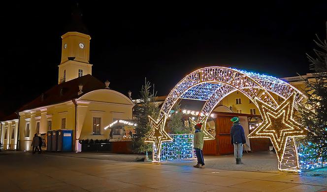 Białystok. Dekoracje świąteczne 2019/2020