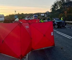  Mucharz. Śmiertelny wypadek na drodze krajowej nr 28. Trzy osoby nie żyją [ZDJĘCIA]