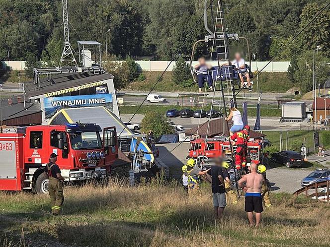 Awaria kolejki linowej Czantoria w Ustroniu