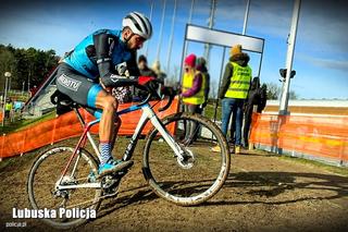Filip Pendrak na podium w Mistrzostwach Polski w kolarstwie przełajowym