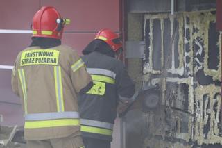 Pożar archiwum Urzędu Miasta Krakowa przy ul. Na Załęczu