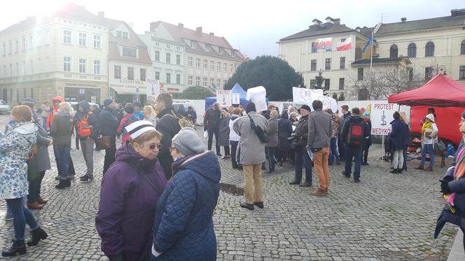 Pikieta medyków w Bydgoszczy