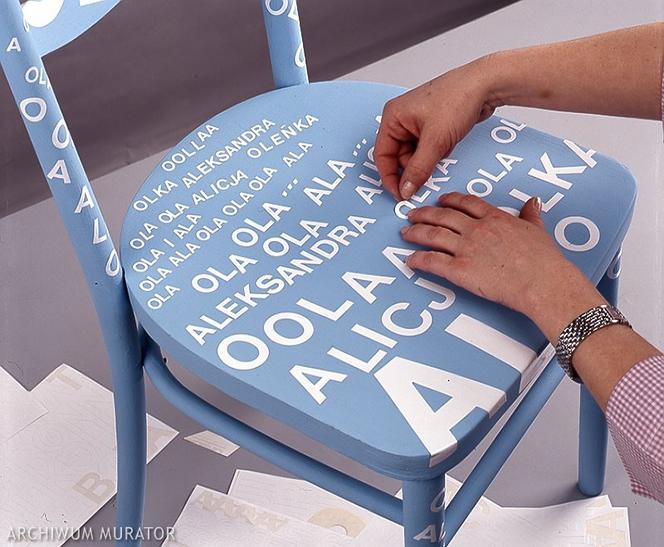 Malowanie mebli: krzesło literata