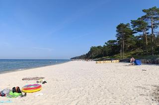 Koniec sezonu w Lubiatowie. Plaża i pusty camping