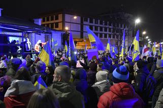 Kolejny protest pod ambasadą Rosji w Warszawie