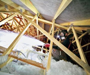 Ocieplanie granulatem wełnianym