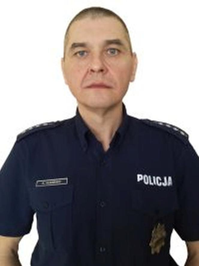 aspirant sztabowy Karol Humienny (KOMISARIAT POLICJI III W BIAŁYMSTOKU)
