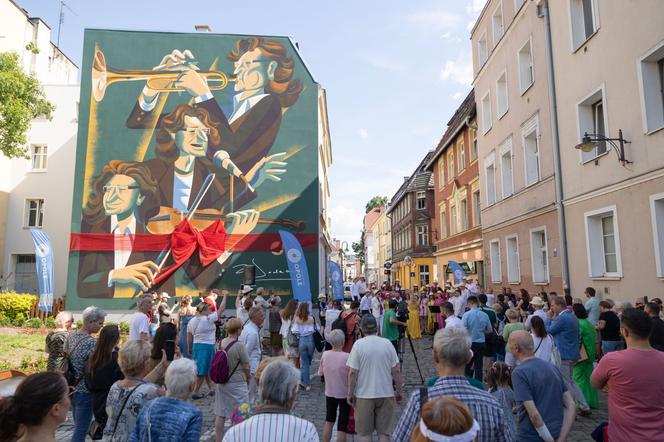 Trasa Muzycznych Murali w Opolu – uroczystość odsłonięcia wizerunku Zbigniewa Wodeckiego