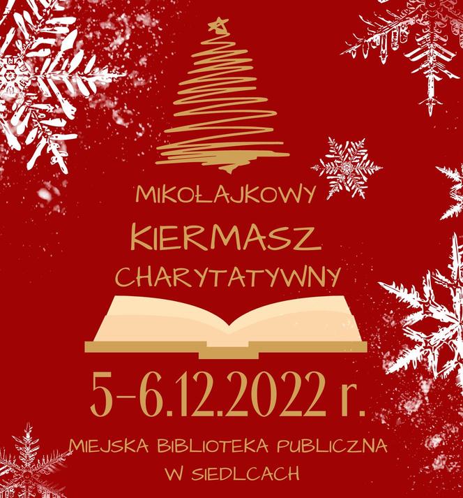 Charytatywny Mikołajkowy Kiermasz Książek w Miejskiej Bibliotece Publicznej w Siedlcach