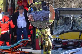 Katastrofa autobusu w Warszawie. Trzy osoby walczą o życie