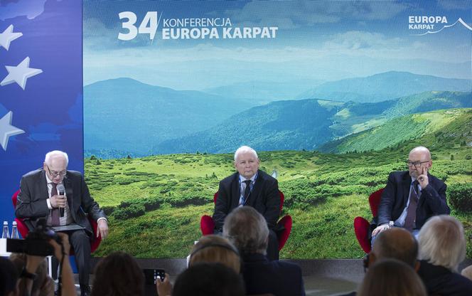 Jarosław Kaczyński, Ryszard Legutko. Forum Ekonomiczne Karpacz 2022