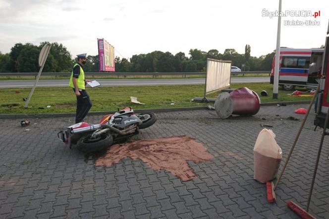 Śląskie: Szaleńczy pościg za motocyklistą! Pędził tak, że omal nie zginął 
