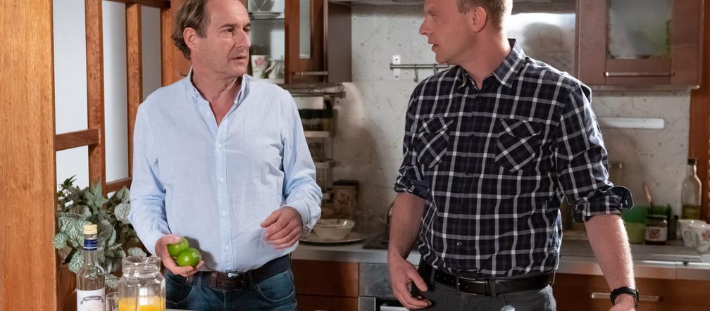 Na Wspólnej. Kamil (Kazimierz Mazur), Arek Ostrowski (Marek Kalita)