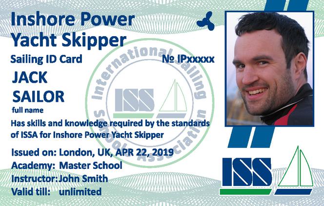 ISSA Inshore Power Yacht Skipper 