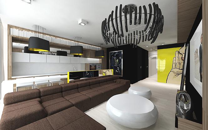 aranżacja wnętrza apartamentu zdjecie nr 3