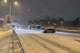 Potężna śnieżyca sparaliżowała Warszawę! Tony śniegu przykryły ulice