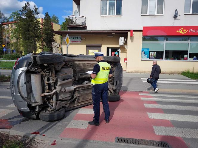 Wypadek na ulicy Konstytucji 3-go Maja w Starachowicach