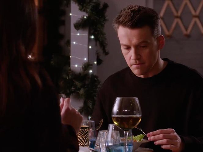 M jak miłość odc. 1856 kulisy serialu: Kasia (Paulina Lasota), Jakub (Krzysztof Kwiatkowski) 