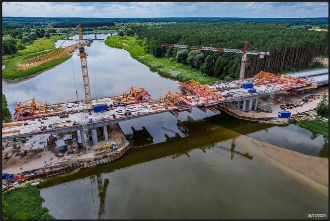 Budowa mostu nad Bugiem na S19