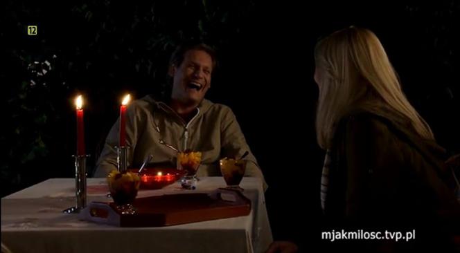 M jak miłość. Agata (Katarzyna Kwiatkowska), Maciek (Marcin Janos Krawczyk)