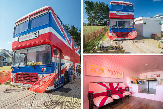 Airbnb: The original Spice Bus from 1997 movie Spice World