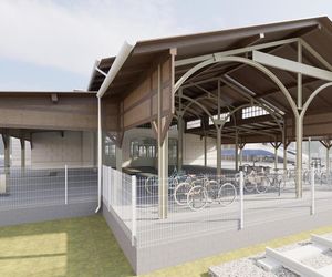 Dworzec kolejowy w Otwocku - remont, wizualizacje