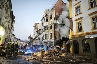 Runęła kamienica w Cieszynie. Trwa akcja ratownicza